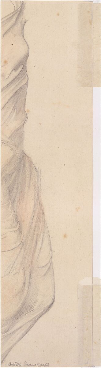Design for the Figure of "Flora", Sir Edward Burne-Jones (British, Birmingham 1833–1898 Fulham), Graphite on paper, British