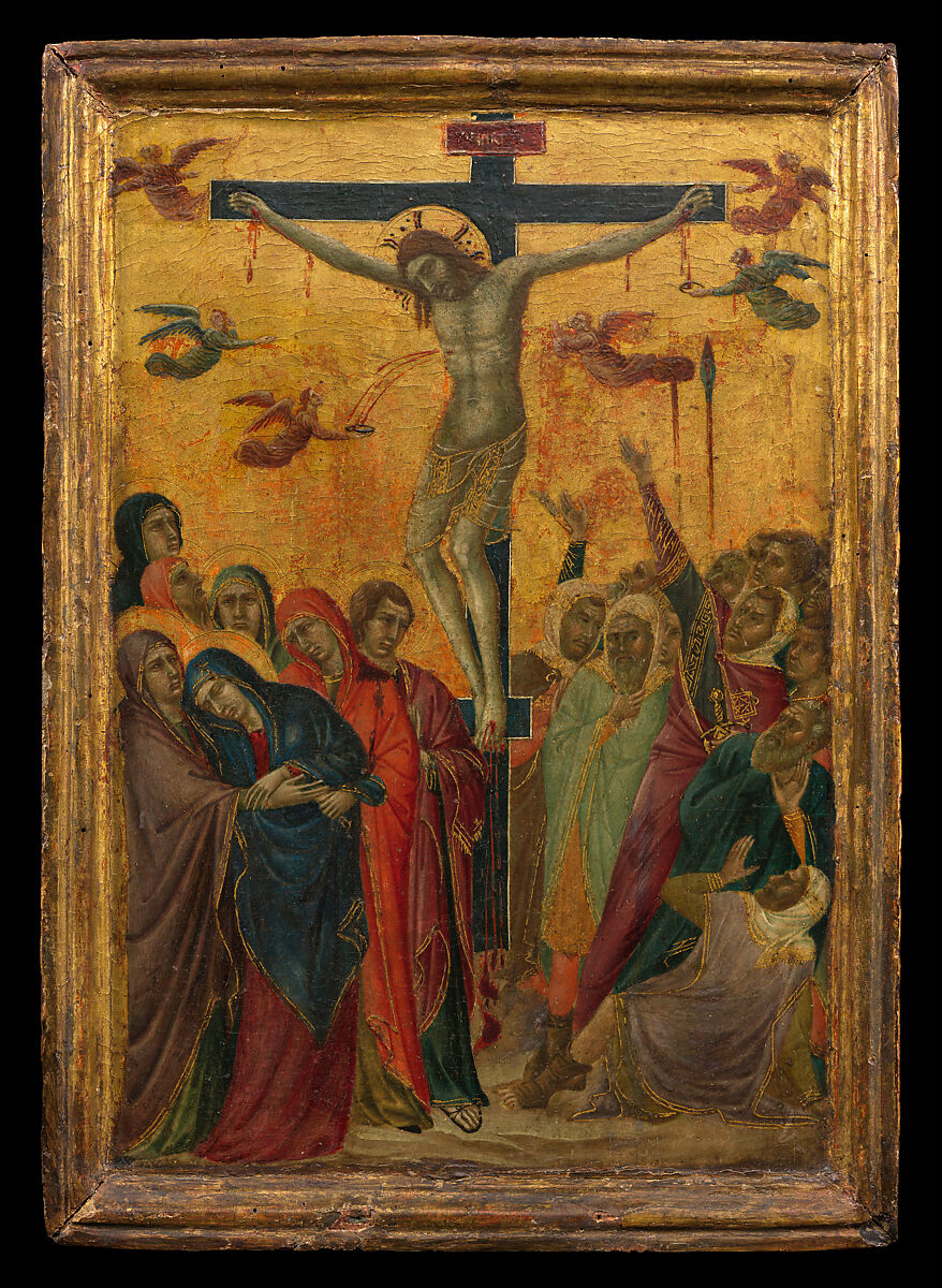 The Crucifixion, Segna di Buonaventura  Italian, Tempera on panel