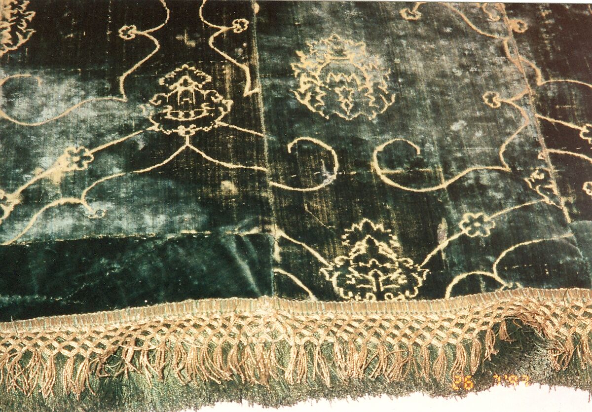 Panel, Silk; metal;, Italian or Spanish