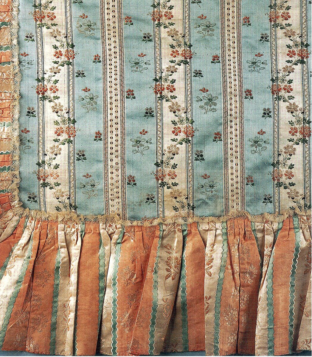 Bedcover, silk, Spain, possibly Valencia or Talavera