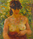 Nude Torso in Sunlight, Marcel Dyf (French), Oil on canvas