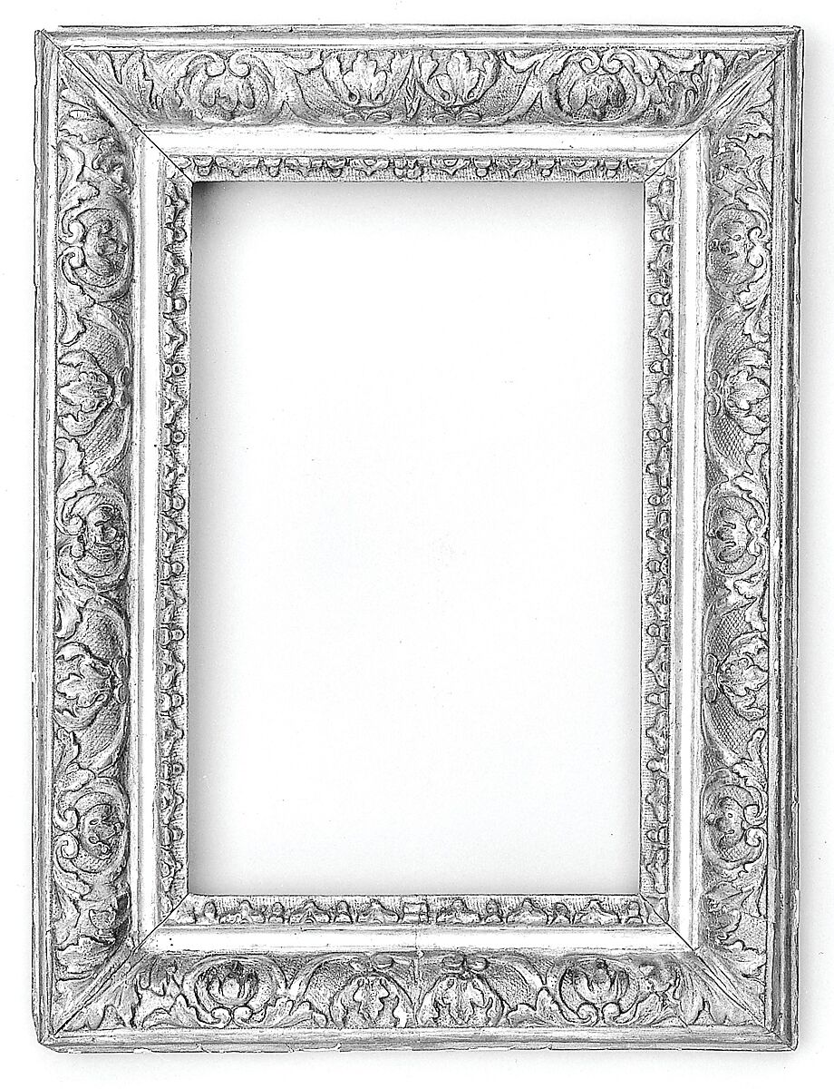 Barbizon-style frame, Oak lower moldings; lime upper moldings, French 