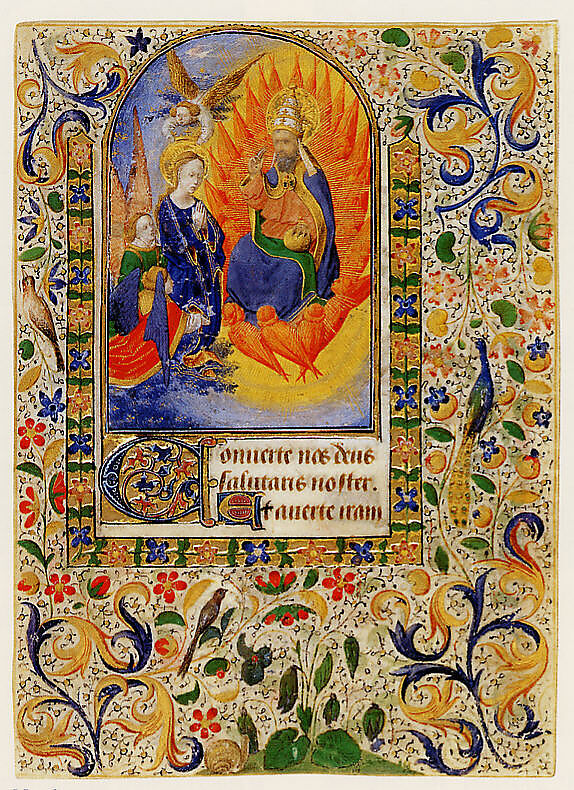 Coronation of the Virgin, Paris, France (?), Tempera and gold leaf on parchment, France, probably Paris 