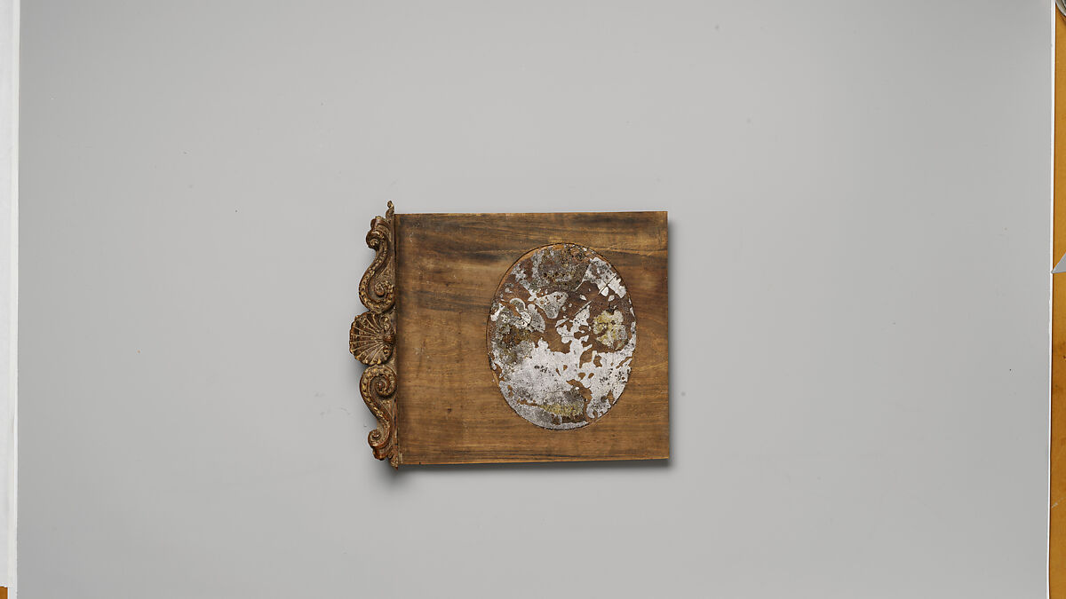 Tabernacle mirror frame, Unknown (Italian, Ferrara), Walnut, Italian, Florence(?)