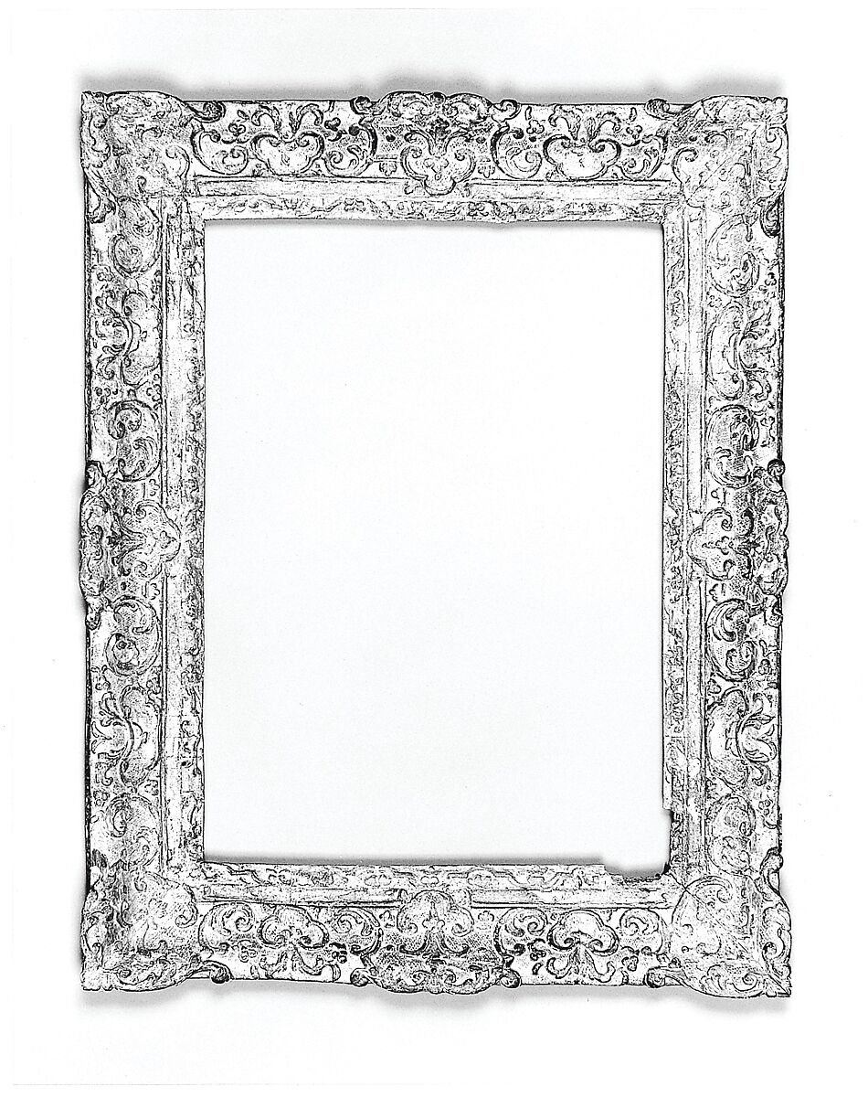 fancy white frame