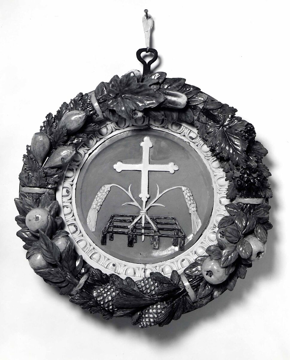 Tondo, Workshop of Giovanni della Robbia (Italian, Florence 1469–1529/30 Florence), Tin-glazed terracotta