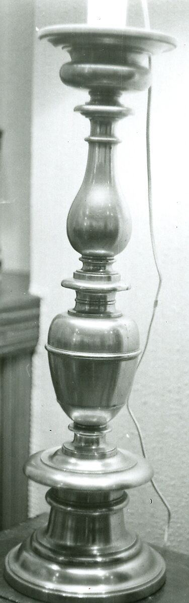 Altar Candlestick, Brass, South Netherlandish or German