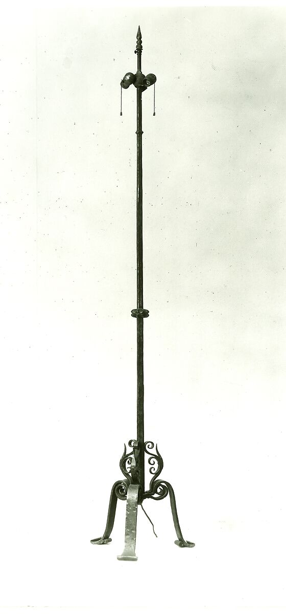 Candle pricket (pair with 1975.1.1464), Iron, Spanish 