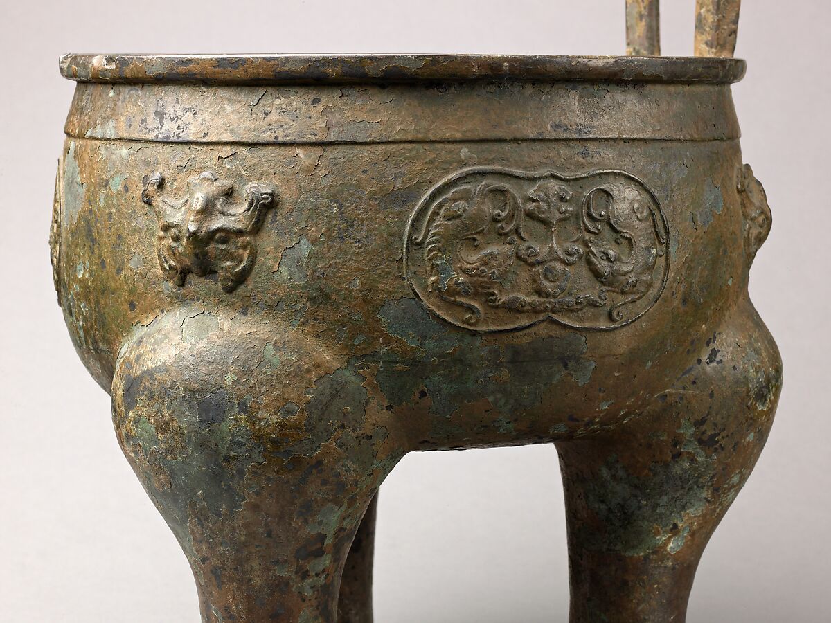 Censer, Chinese  , Qing Dynasty, Bronze., Chinese