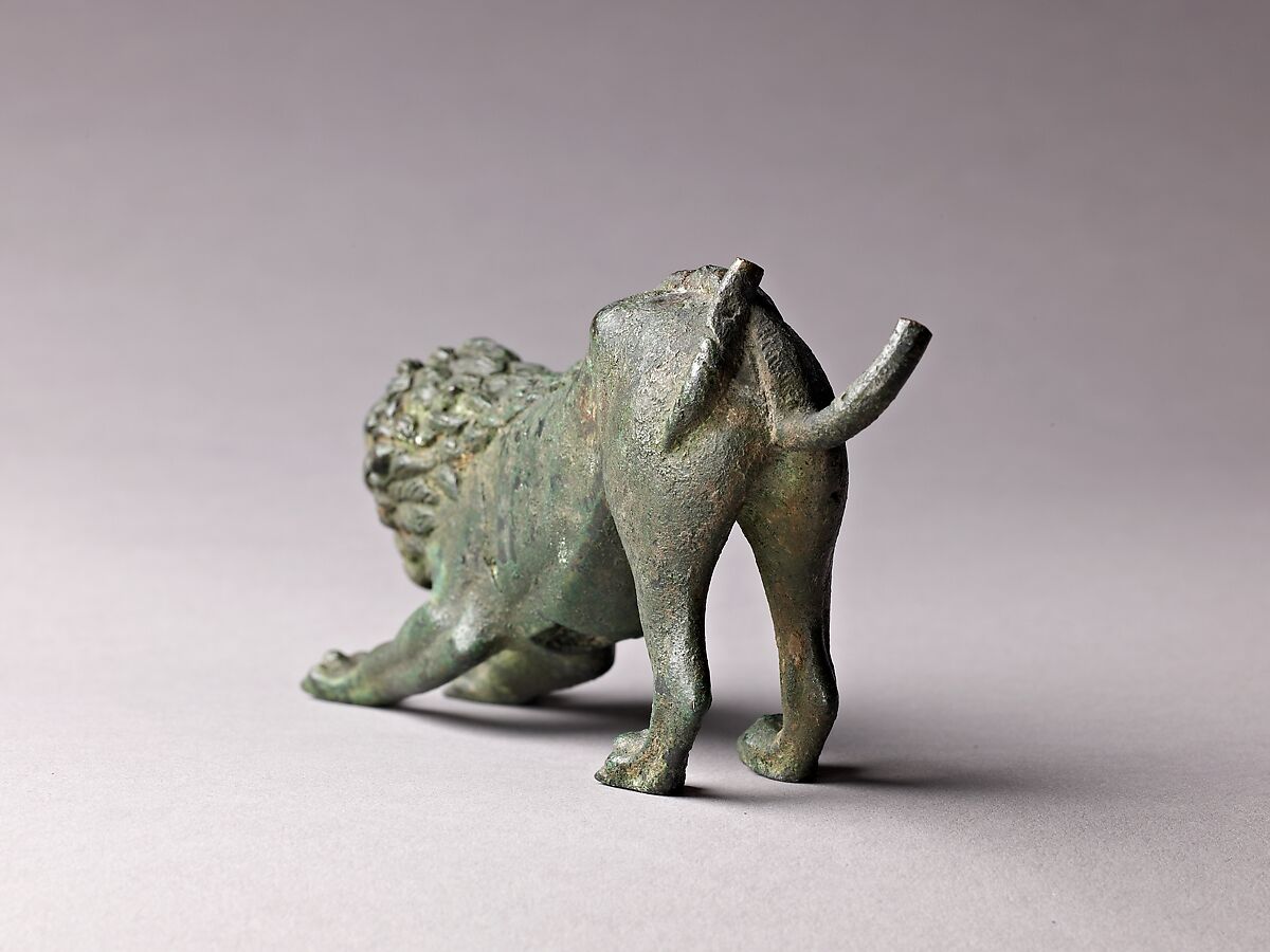Crouching Lion, Bronze, Early or middle Roman Republican, probably Etruria