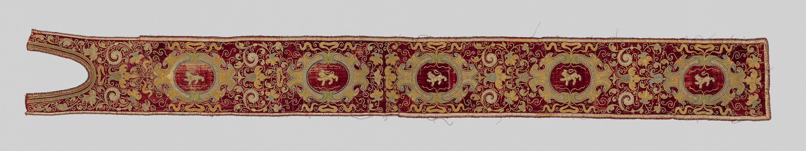 Two Orphrey Sections made into a Hanging or Cover