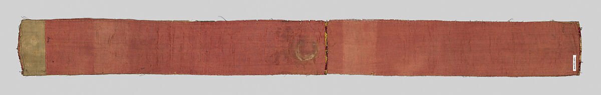 Four fragments of Orphrey Bands Made into a Panel, Silk; metal; paper;linen, Spanish