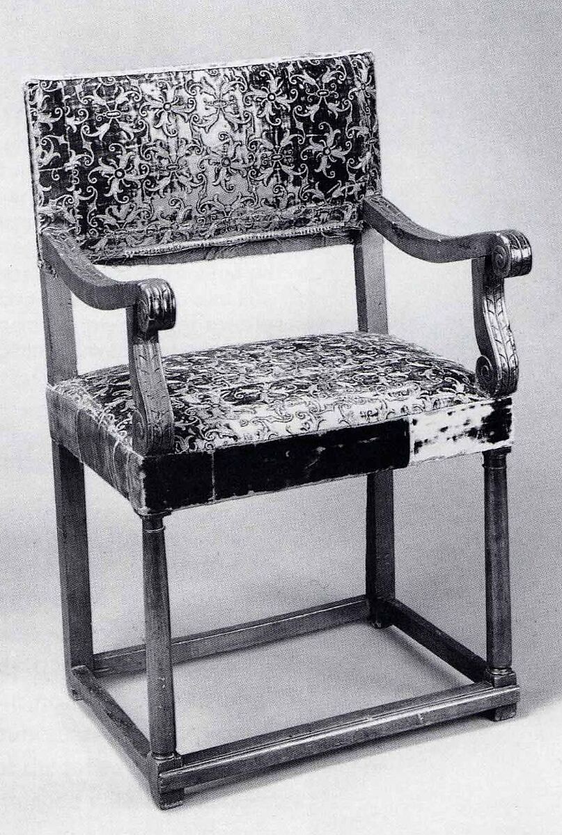 Armchair (chaise à bras), French and Italian