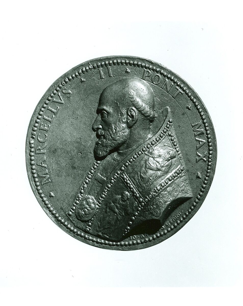 Medal:  Pope Marcellus II, Giovanni Antonio Rossi (Italian, Milan 1517–died after 1575), Bronze (Copper alloy with brown patina). 