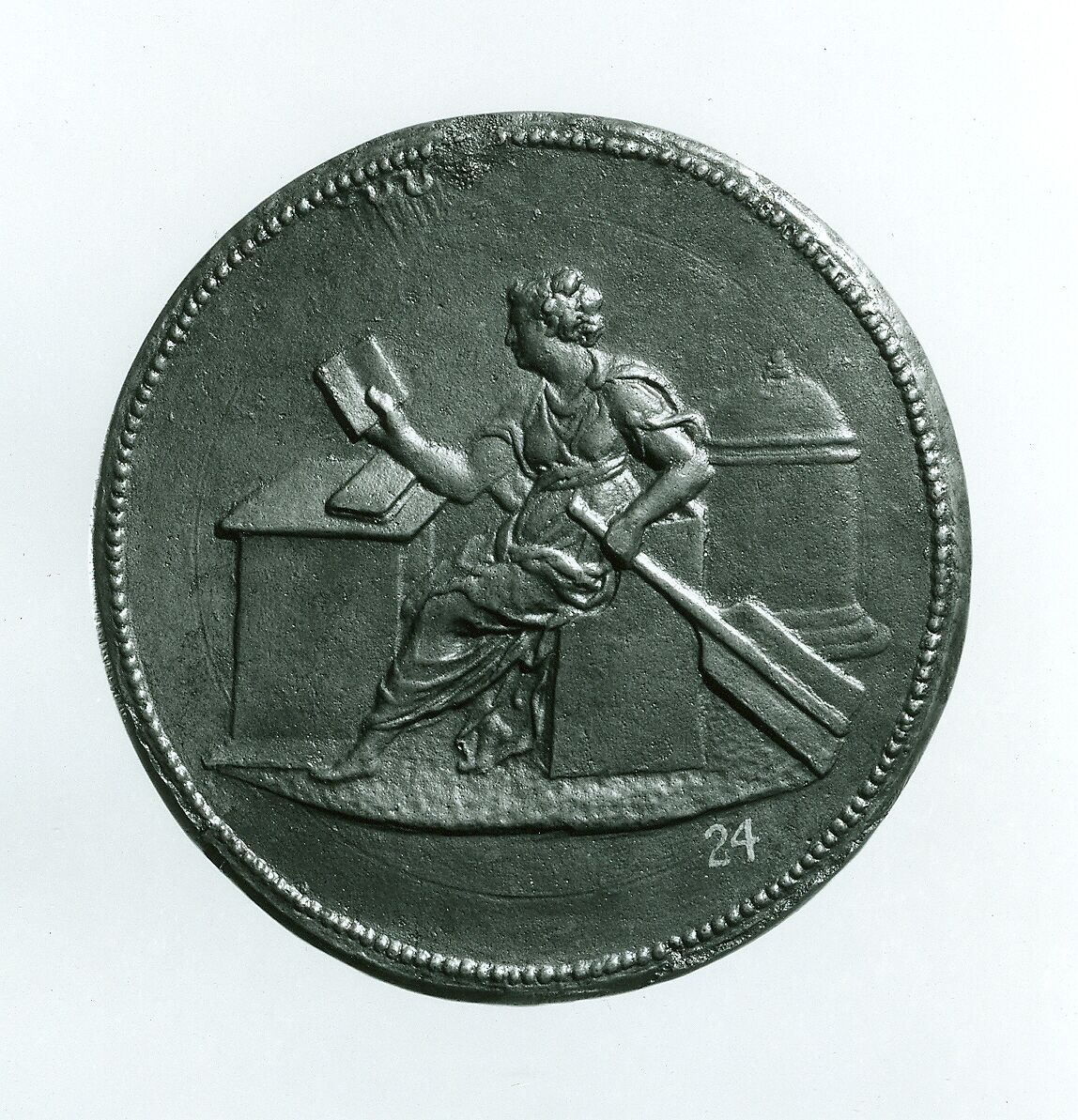 Medal:  Pope Marcellus II, Giovanni Antonio Rossi (Italian, Milan 1517–died after 1575), Bronze (Copper alloy with brown patina).