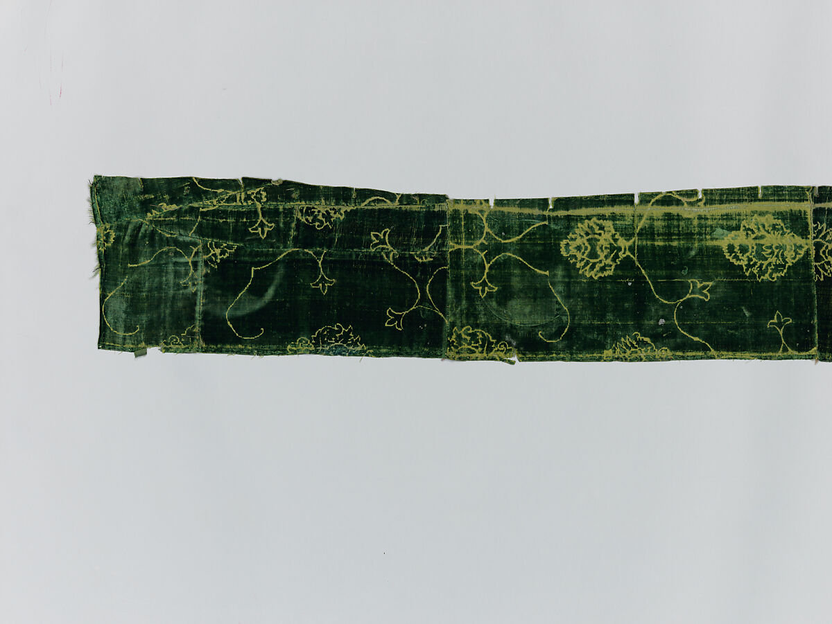 Fragment, silk, Italian