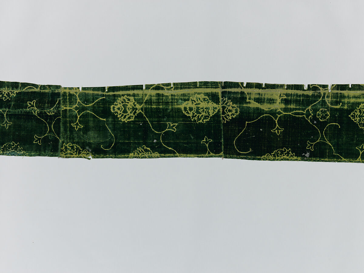 Fragment, silk, Italian