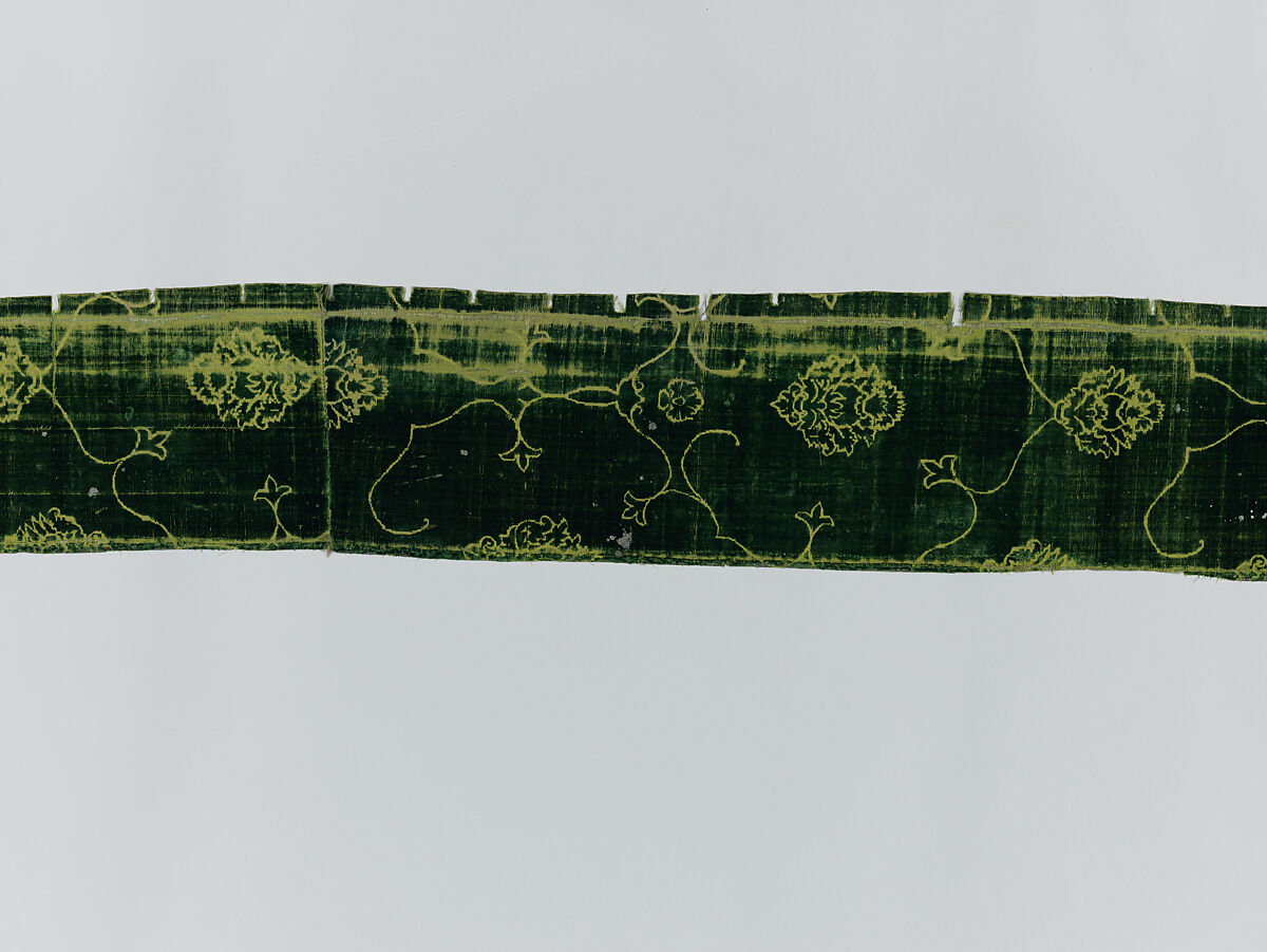 Fragment, silk, Italian