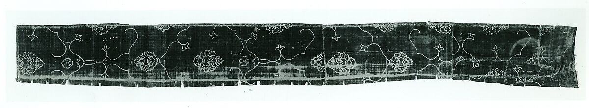 Fragment, silk, Italian