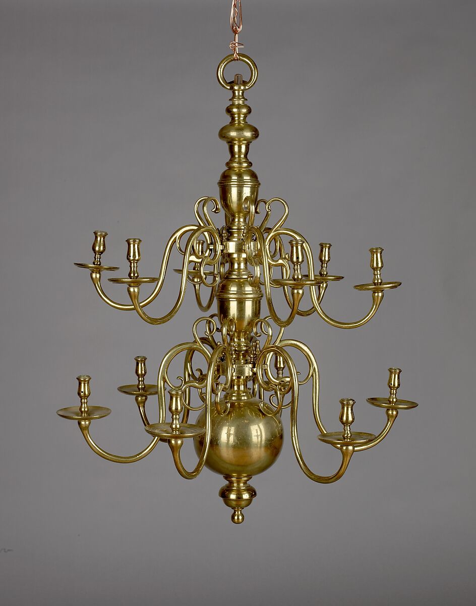 Chandelier, Brass, Netherlandish
