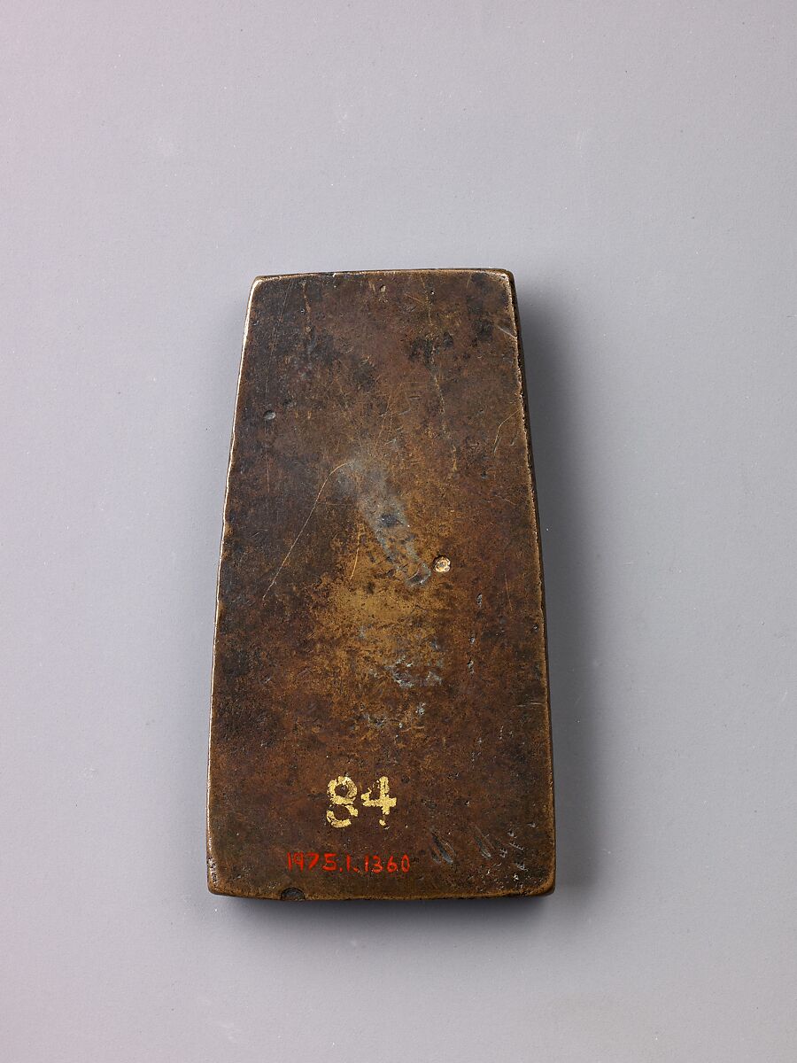 Kneeling Figure, Copper alloy with a reddish brown patina., Northern European