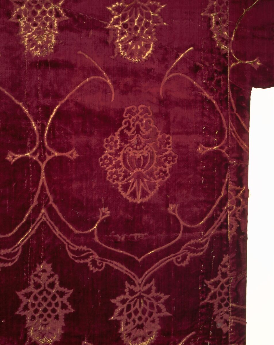 Panel, Silk; linen, Italian 