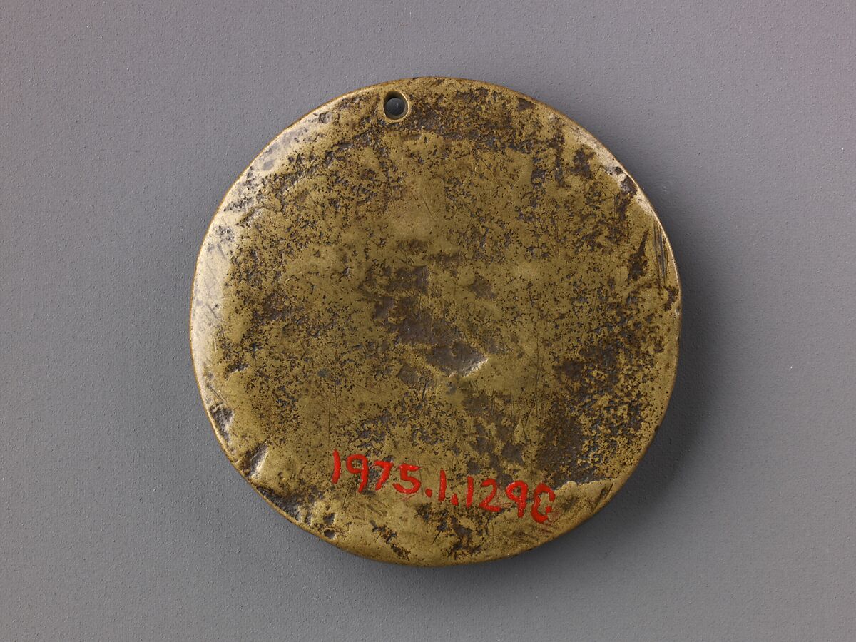 Medal:  Bust of Massimiano Gonzaga, Pastorino de Pastorini (Italian, Castelnuovo della Berardenga 1508–1592 Florence), Bronze (Copper alloy with brown patina
over a yellow patina)