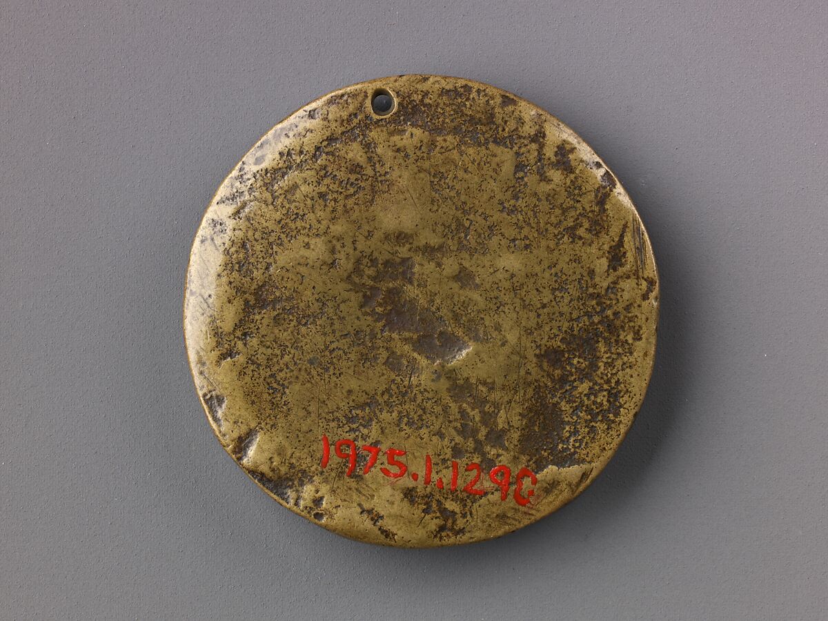 Medal:  Bust of Massimiano Gonzaga, Pastorino de Pastorini (Italian, Castelnuovo della Berardenga 1508–1592 Florence), Bronze (Copper alloy with brown patina
over a yellow patina)