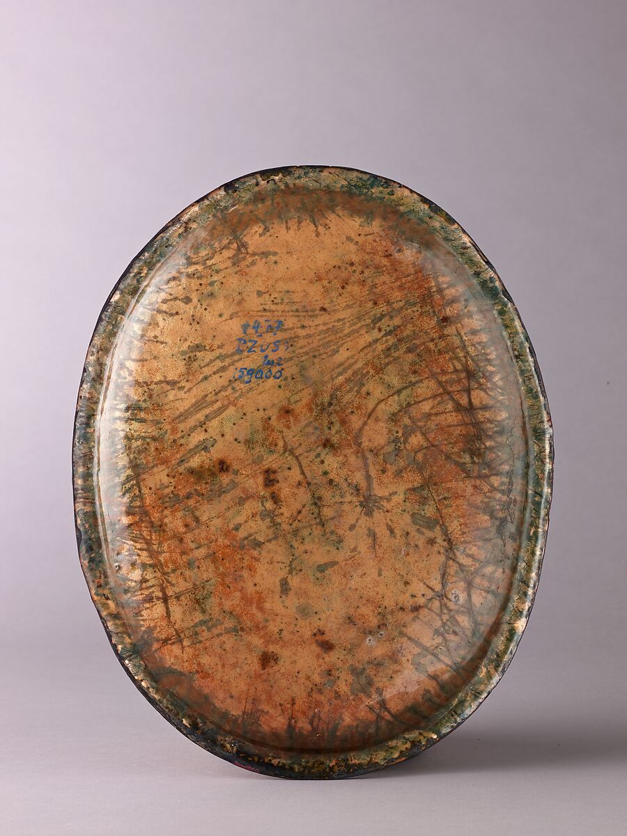 Faith, Master IDC (French, active Limoges 1614–27) or, Painted enamel, partly gilt, on copper