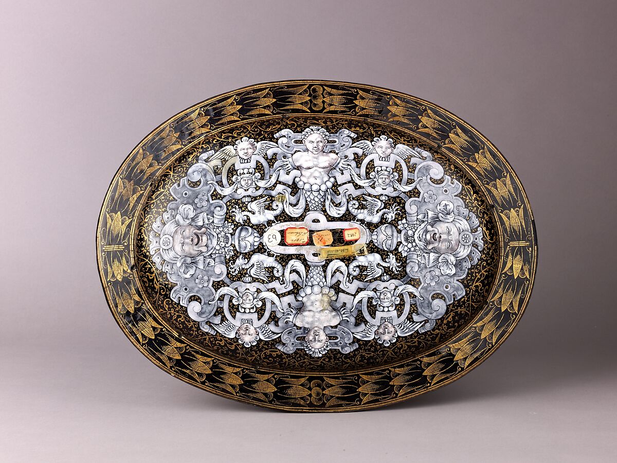 Conversion St. Paul, Suzanne de Court (French, active 1575–1625), Painted enamel on
copper, partly gilt.