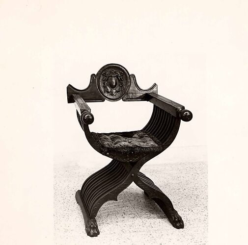 Armchair (chaise à bras), French and Italian