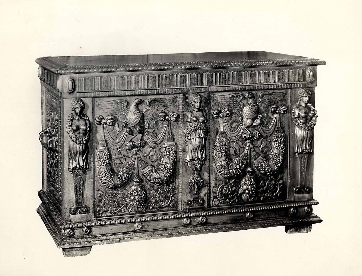 Credence (chest), Walnut, French