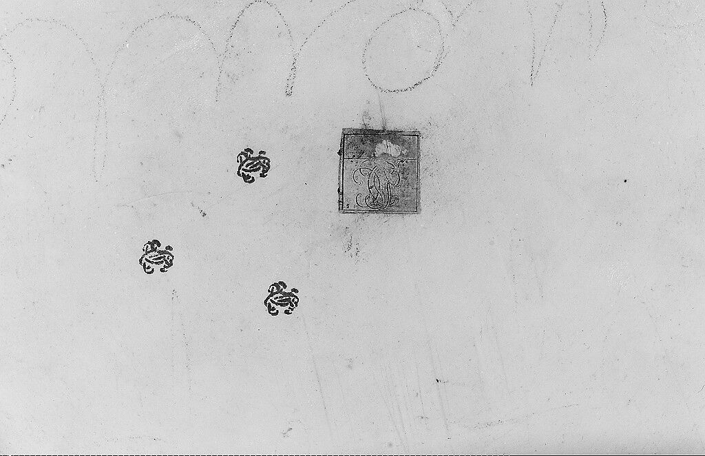 Louis XVI round table with sevres top, Oak veneered with tulipwood, rosewood, green-stained maple, holly stringing; legs veneered with rosewood and partly shaded satinwood; gilt-bronze mounts., French, Paris