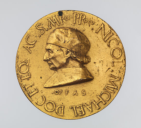 Portrait medal of Niccolò Michiel (obverse); Alidea Contarini (reverse)