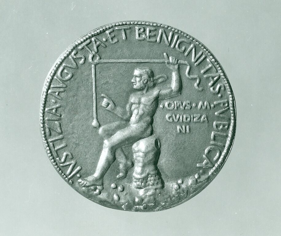 Medal:  Bartolomeo Colleoni, Marco Guidizani (Italian, active 1454–62), Bronze