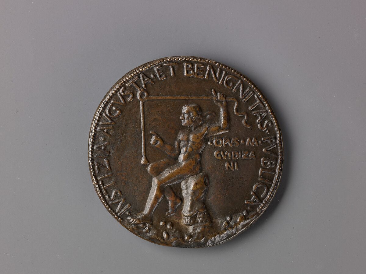 Medal:  Bartolomeo Colleoni, Marco Guidizani (Italian, active 1454–62), Bronze