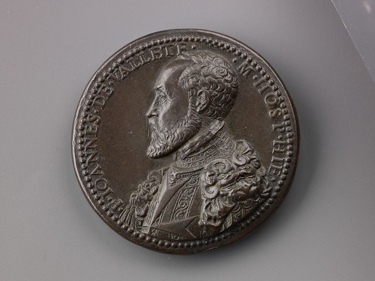 Jean Parisot de la Vallette, Mario d&#39;Aluigi ("Marius") (Turin, (died 1612)), Copper alloy with a deep brown patina. 