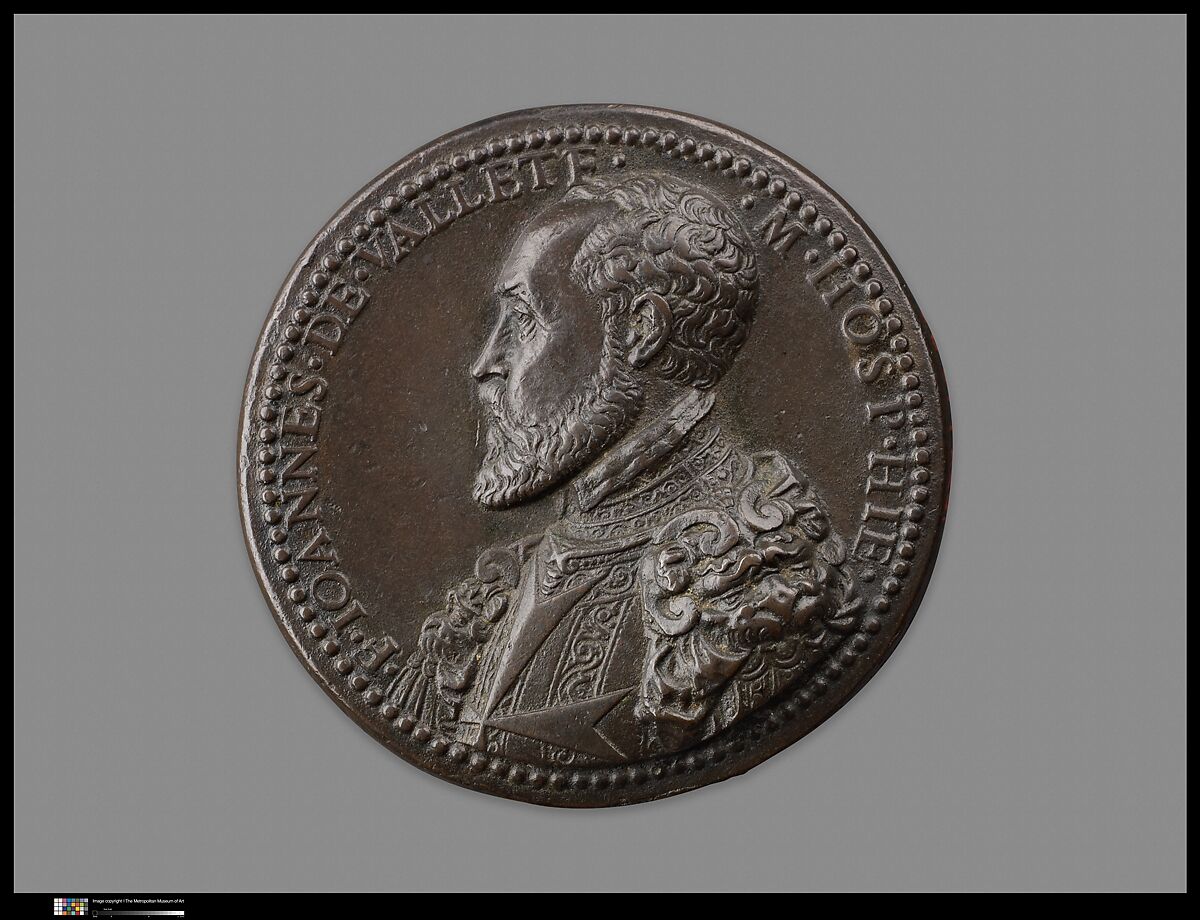 Jean Parisot de la Vallette, Mario d'Aluigi ("Marius") (Turin, (died 1612)), Copper alloy with a deep brown patina.