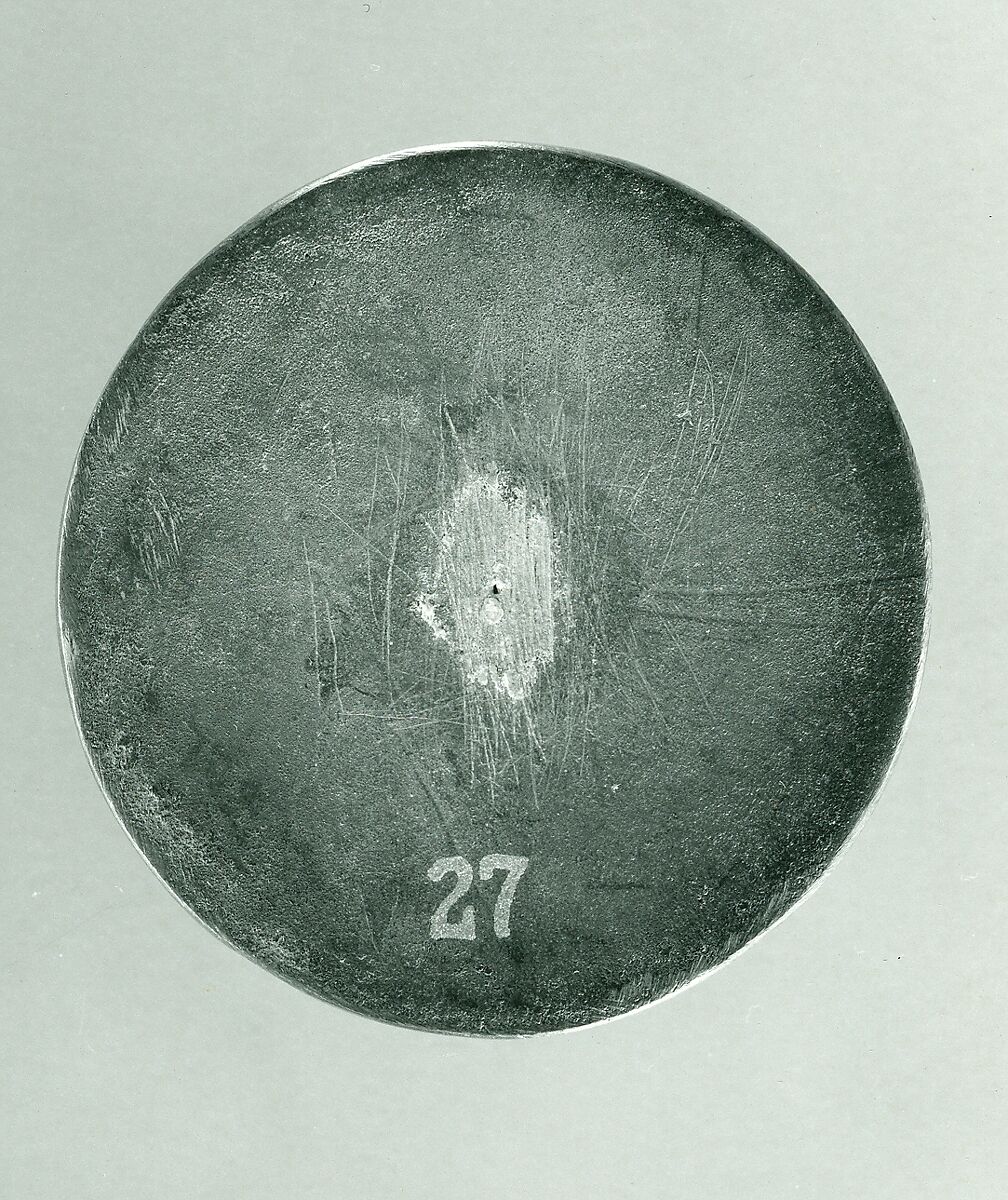 Medal:  Self-portrait, Alfonso Ruspagiari (Italian, Reggio Emilia 1521–1576 Reggio Emilia), Bronze (Copper alloy with chocolate
brown patina).