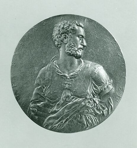 Medal:  Self-portrait