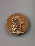 Soldier, Emilio Monti (Milan, (1901–1981)) and, Struck medal of copper alloy with reddish brown patina., Italian 
