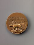 Soldier, Emilio Monti (Milan, (1901–1981)) and, Struck medal of copper alloy with reddish brown patina., Italian