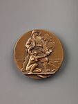 Soldier, Emilio Monti (Milan, (1901–1981)) and, Struck medal of copper alloy with reddish brown patina., Italian