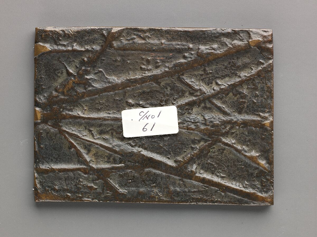 Allegory of Triumph and Sacrifice, Attributed to Andrea Briosco, called Riccio (Italian, Trent 1470–1532 Padua), Copper alloy with reddish brown natural patina under a worn black lacquer or wax.