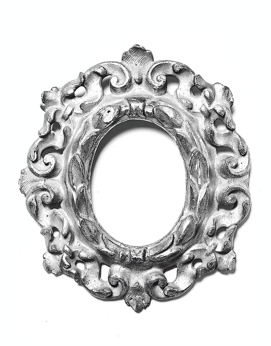 Palatina-style oval frame, Poplar, Italian, Bologna 