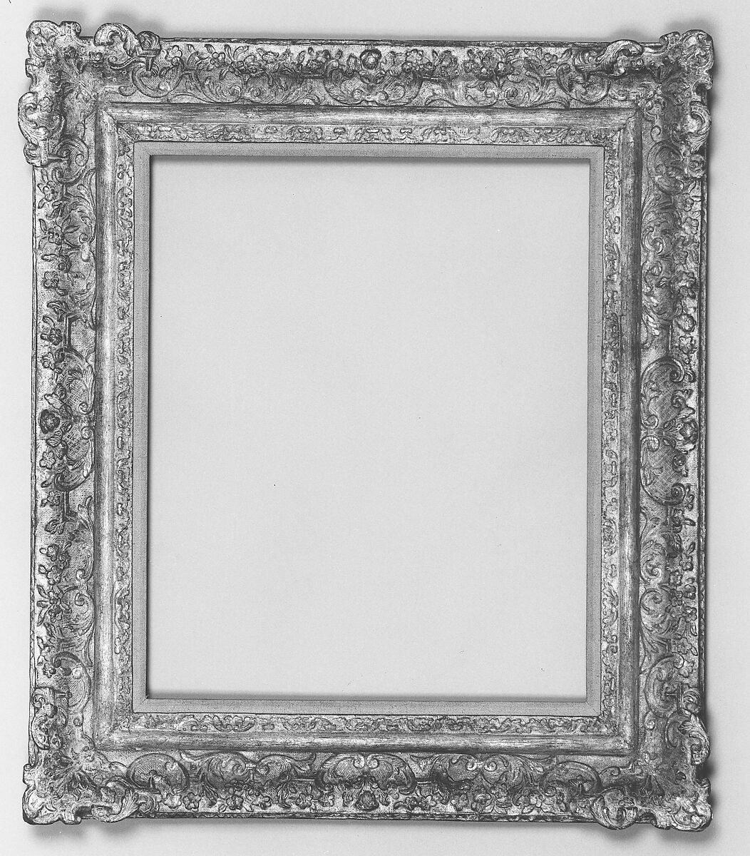 Louis XV Regency style frame, Carved and gilded wood., French 