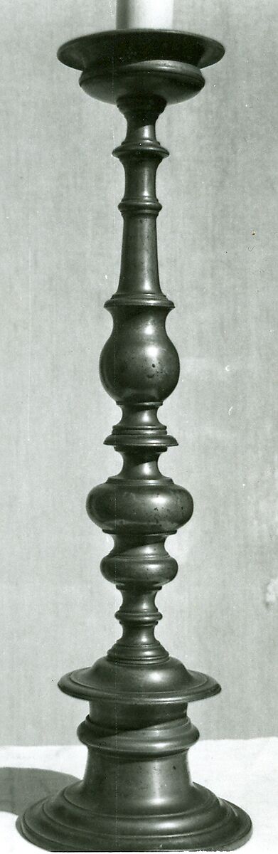 Altar Candlestick (pair with .1447), Brass, South Netherlandish or German
