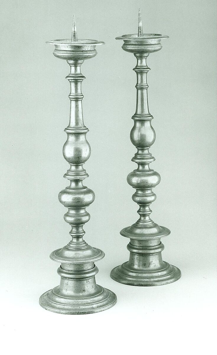 Altar Candlestick (pair with .1447), Brass, South Netherlandish or German 