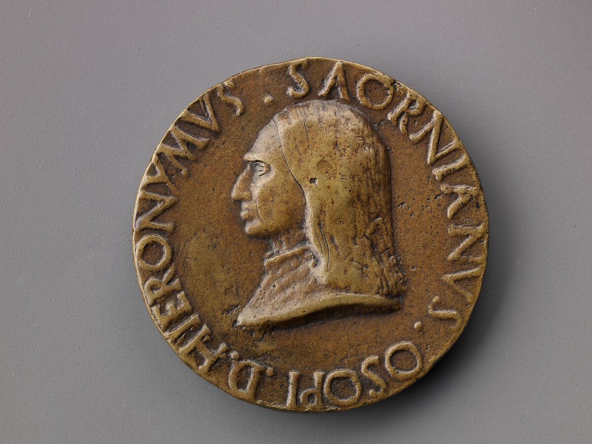 Medal:  Girolamo Savorgnan or Savorniano, Fra Antonio da Brescia (active ca. 1485–1525), Bronze, Italian, Venice