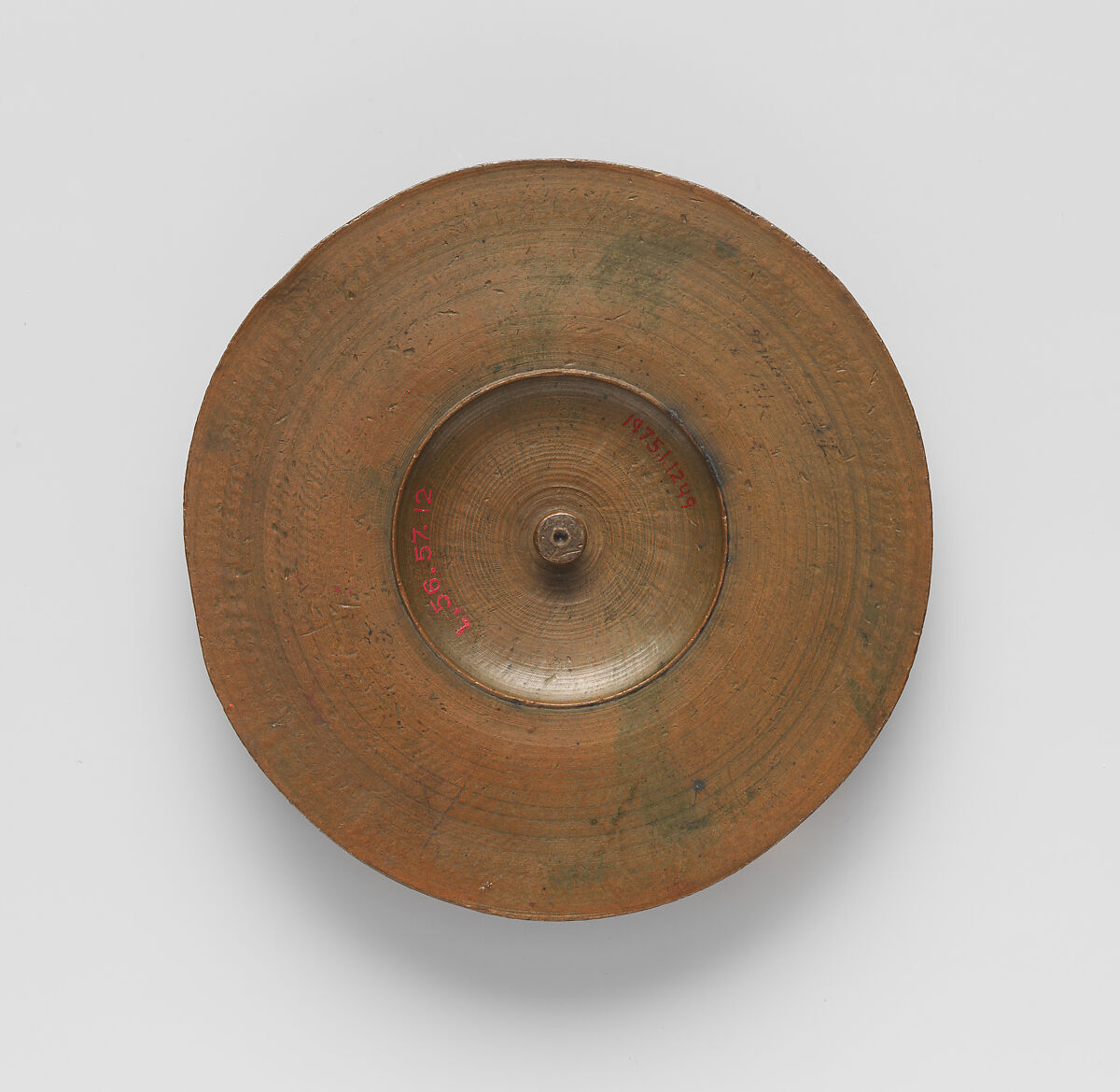 Medal:  Sultan Süleyman I, Bronze (Reddish copper alloy with
traces of a dark wax layer)., Northern Italian
